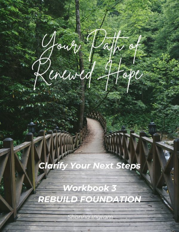 Your Path to Renewed Hope-Workbook 3 Rebuild Foundation